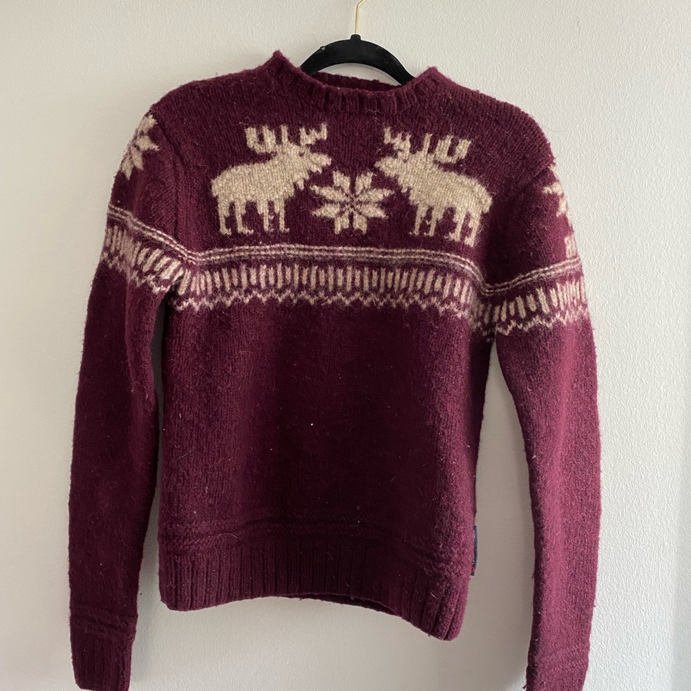 Hand Knit Fair Isle Sweater